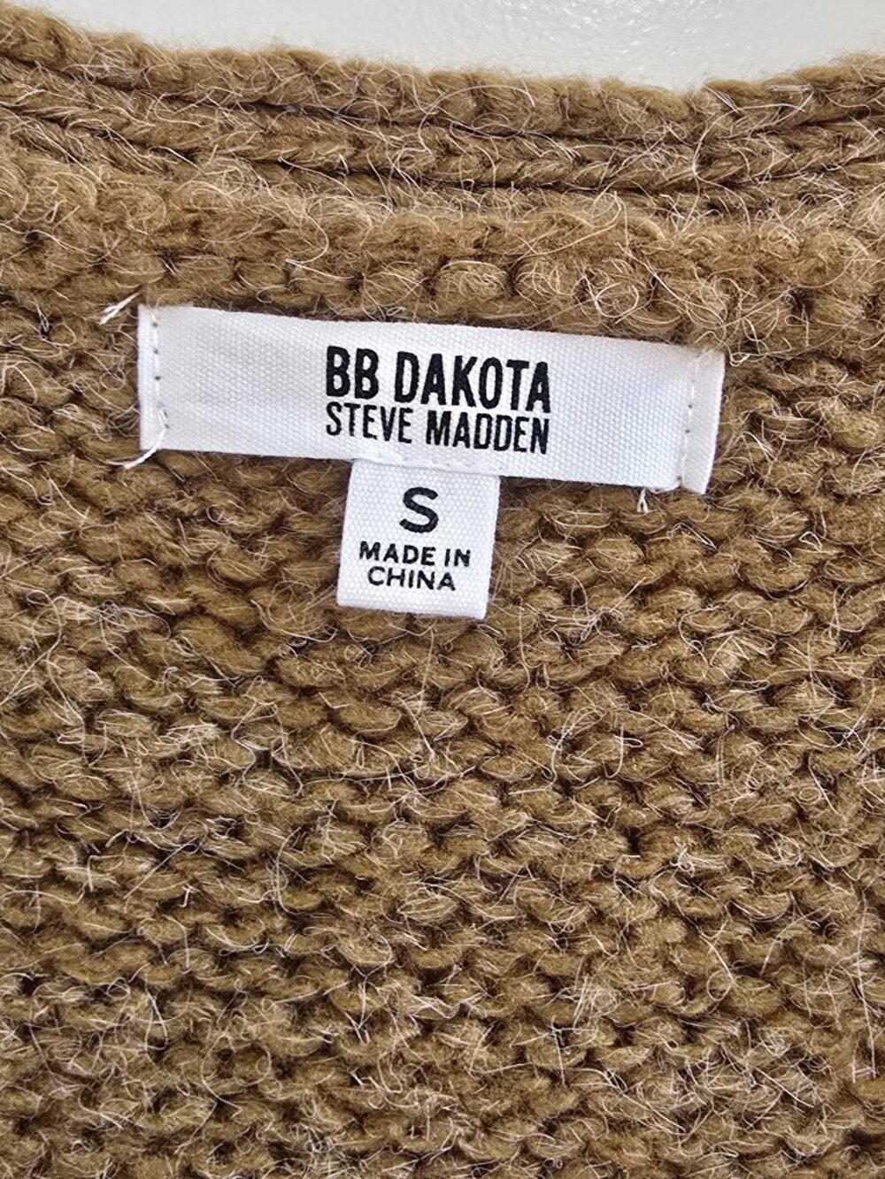BB Dakota by Steve Madden Spice of Life Brown Cardigan - Picture 4 of 7